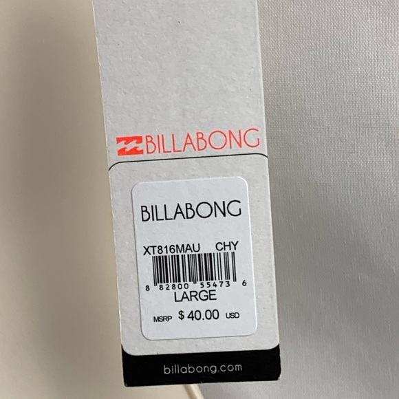 Billabong blue white & pink bikini top NWT - Picture 4 of 8